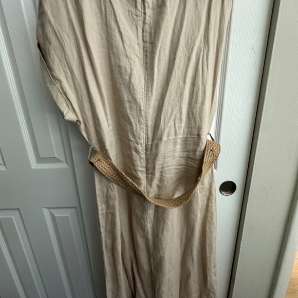 Belt linen dress - Picture 4 of 4